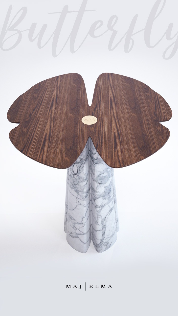 Maj Elma Butterfly Side Table